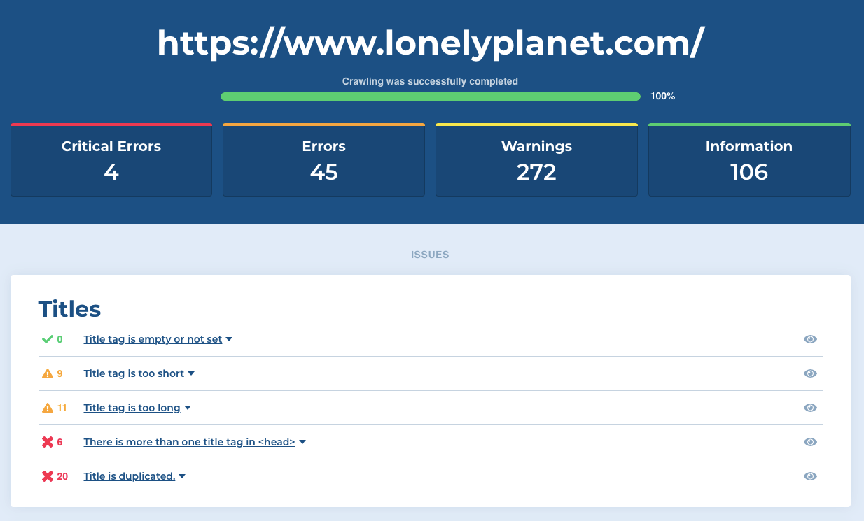 spotibo on-page results