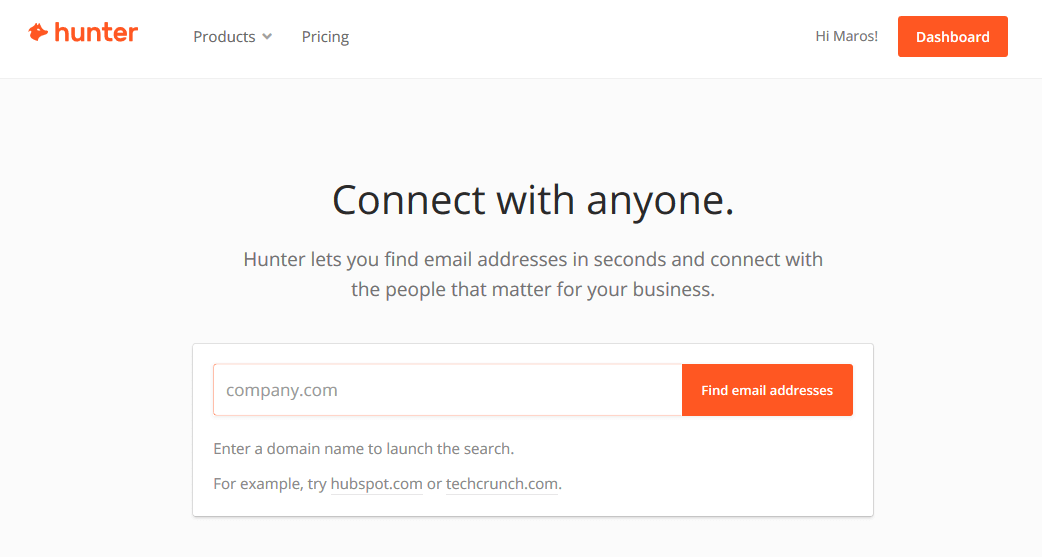 How to use Hunter.io for email outreach