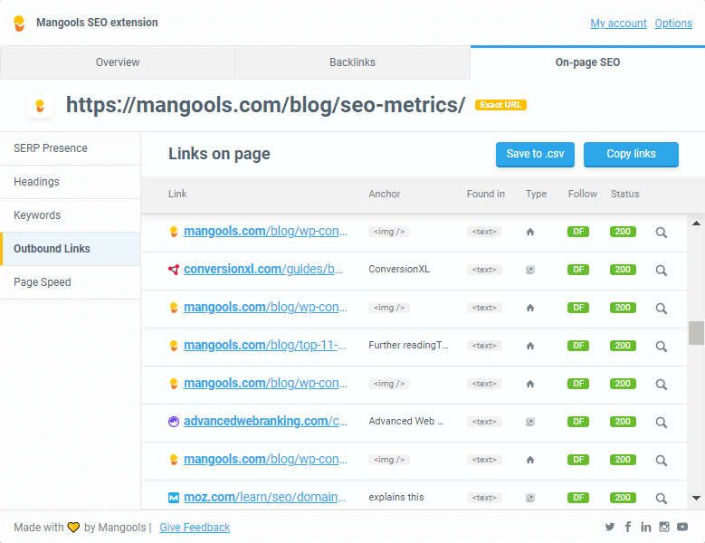 outbound links checker