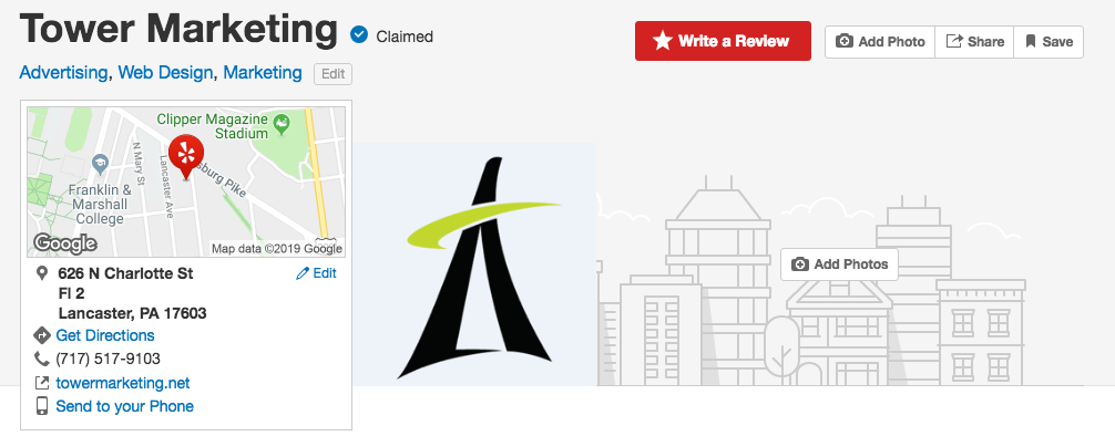 Yelp local citation preview